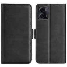  Motorola Moto G73 5G Fodral Magnetisk St&auml;ngning Svart