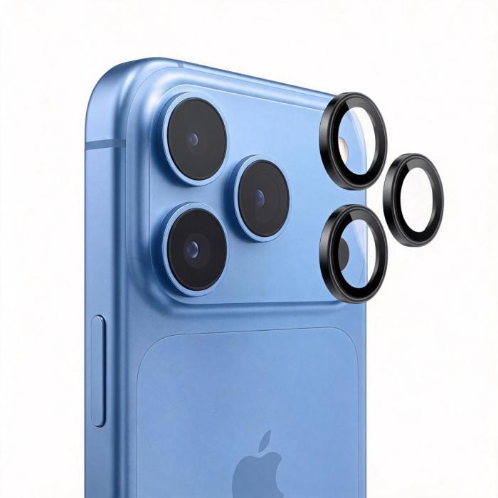 Bild 3, Tech-Protect Tech-Protect iPhone 18 Pro / 18 Pro Max Linsskydd Svart