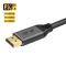  DisplayPort 1.4 Hane - DisplayPort 1.4 Hane 8K 60Hz 1m Kabel Svart