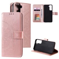  Samsung Galaxy S21 - Mandala Pl&aring;nboksfodral - Ros&eacute;guld
