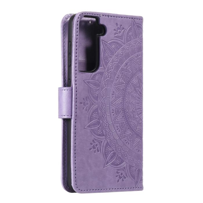 Bild 5,  Samsung Galaxy S21 - Mandala Plånboksfodral - Lila