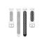  Silikon Träningsarmband Armband Versa 3/Fitbit Sense - Vit/Svart