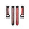  Silikon Träningsarmband Armband Versa 3/Fitbit Sense - Svart/Röd