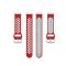  Silikon Träningsarmband Armband Versa 3/Fitbit Sense - Röd/Grå