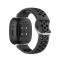  Silikon Träningsarmband Armband Versa 3/Fitbit Sense - Svart