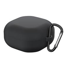 Samsung Galaxy Buds 2/Pro/Live Silikon Fodral Med Krok - Svart