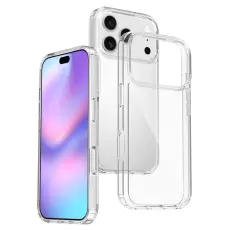  iPhone 17 Pro/18 Pro Skal Shockproof Hybrid Transparent