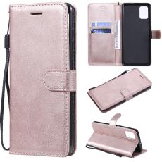  Samsung Galaxy A71 - Pl&aring;nboksfodral - Ros&eacute;guld