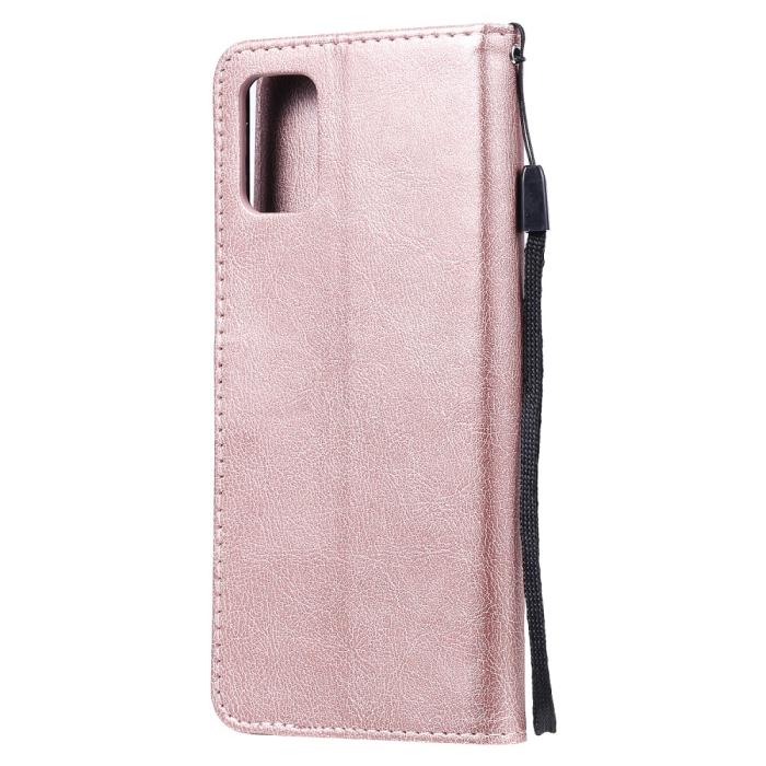 Bild 3,  Samsung Galaxy A71 - Plånboksfodral - Roséguld
