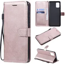  Samsung Galaxy A71 - Pl&aring;nboksfodral - Ros&eacute;guld