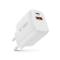 Tech-Protect Tech-Protect 20W Väggladdare PD QC3.0 USB-C / USB-A Vit