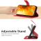  Samsung Galaxy A57 5G Fodral Solros Tryck Röd