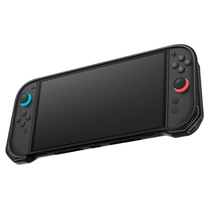 Bild 2, Spigen Spigen Nintendo Switch 2 Skal Rugged Armor Matt Svart