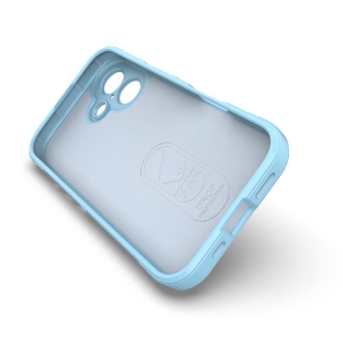 Bild 3,  iPhone 16 Plus Skal Magic Shield Ljus Blå