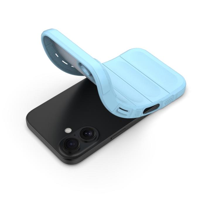 Bild 5,  iPhone 16 Plus Skal Magic Shield Ljus Blå