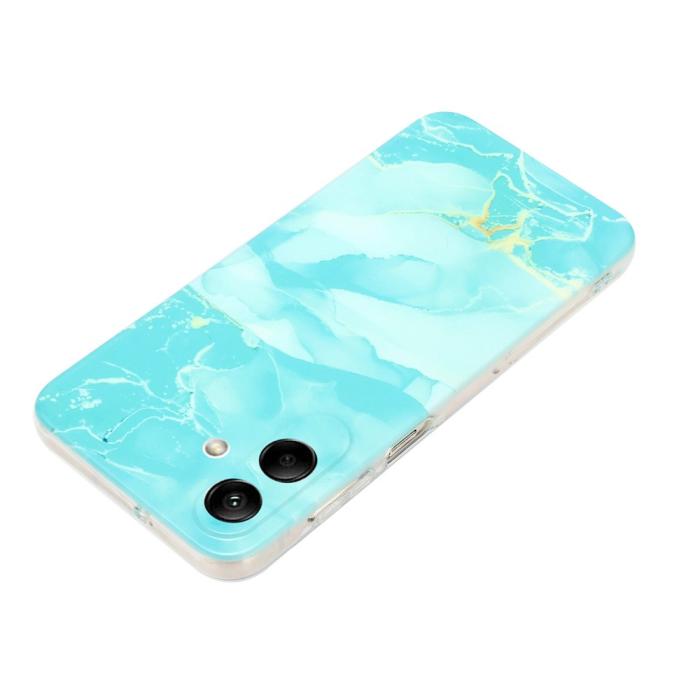 Bild 4,  Samsung Galaxy A07 Skal TPU Marmor Grön