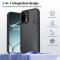  OnePlus 15R Skal Hybrid Transparent / Svart
