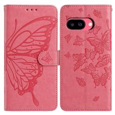 Google Pixel 10a Fodral Med Fj&auml;ril Tryck Rosa