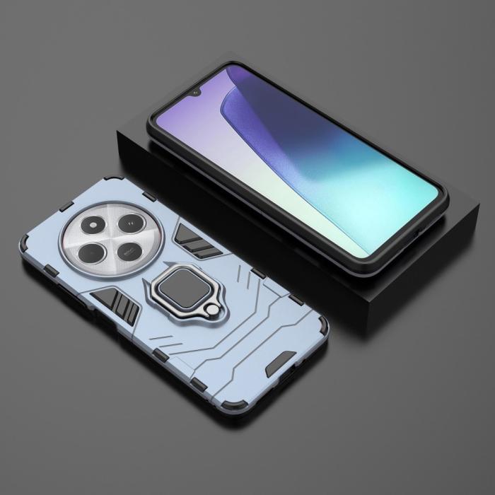 Bild 5,  Xiaomi Redmi 14C Skal Hybrid Armor Ring Blå