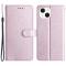  iPhone 15 Plus Fodral Silk Textur Med Snodd Lila