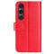  Sony Xperia 1 VI Fodral Crazy Horse Läder Röd