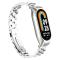  Xiaomi Smart Band 8 Lyxigt Metallarmband Silver