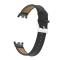  Xiaomi Smart Band 10/9/8 Armband Äkta Läder Litchi Svart