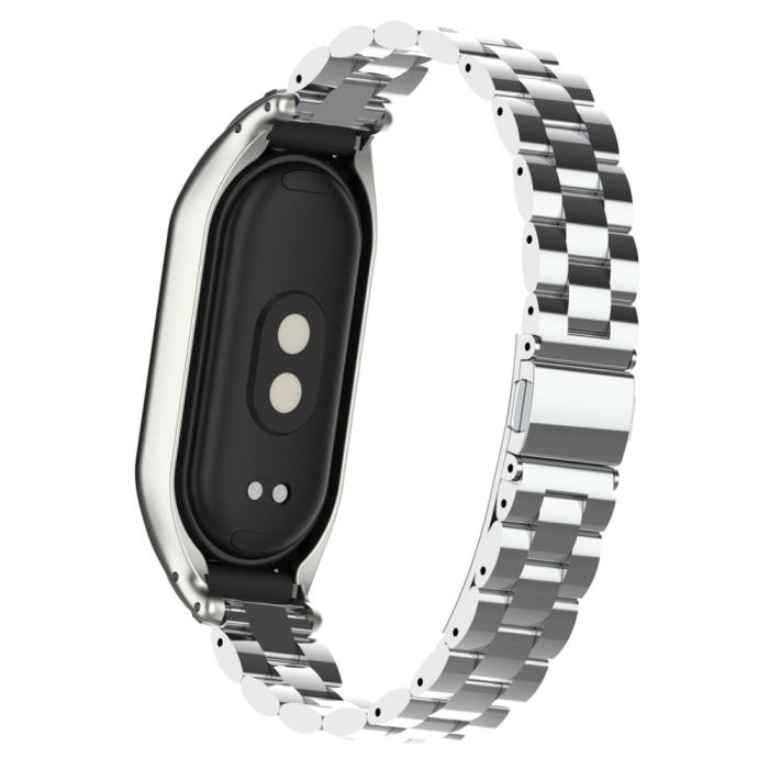 Bild 5,  Xiaomi Smart Band 8 Lyxigt Metallarmband Silver