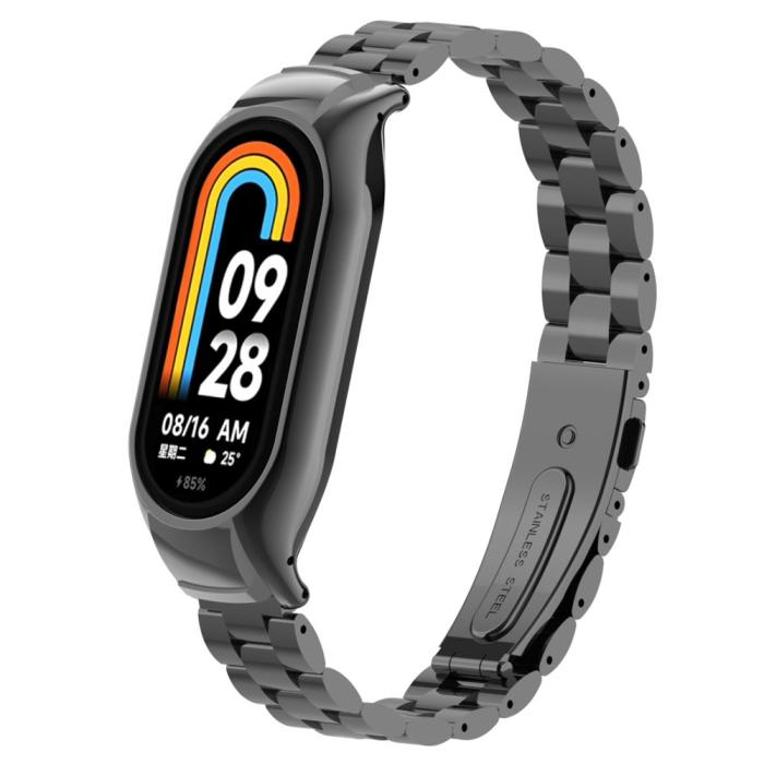 Bild 3,  Xiaomi Smart Band 8 Lyxigt Metallarmband Svart