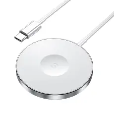 ESSAGER ESSAGER 15W MagSafe Tr&aring;dl&ouml;s Laddare Vit