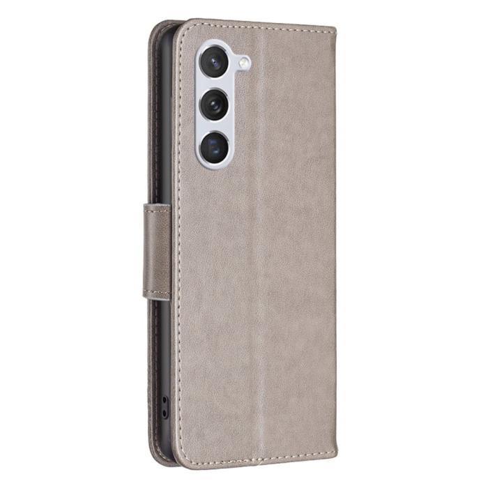 Bild 5,  Samsung Galaxy S24 Fodral Fjäril Grå