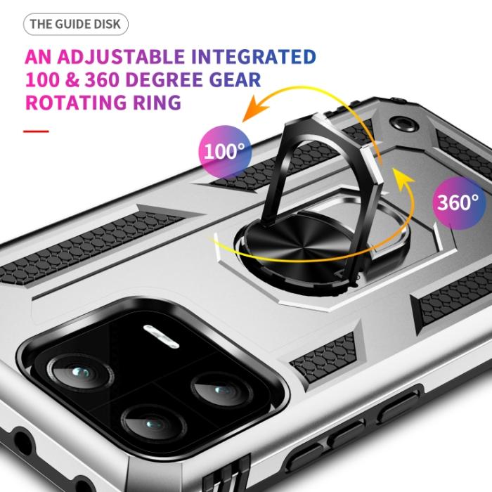 Bild 4,  Xiaomi 13 Pro 5G Skal Ring Armor Silver