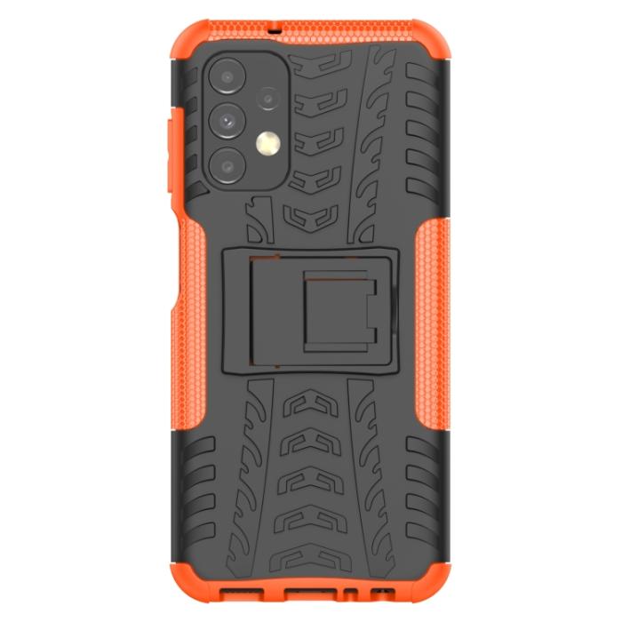 Bild 3,  Samsung Galaxy A13 4G Skal Ultimata Stöttåligt med Stöd Orange