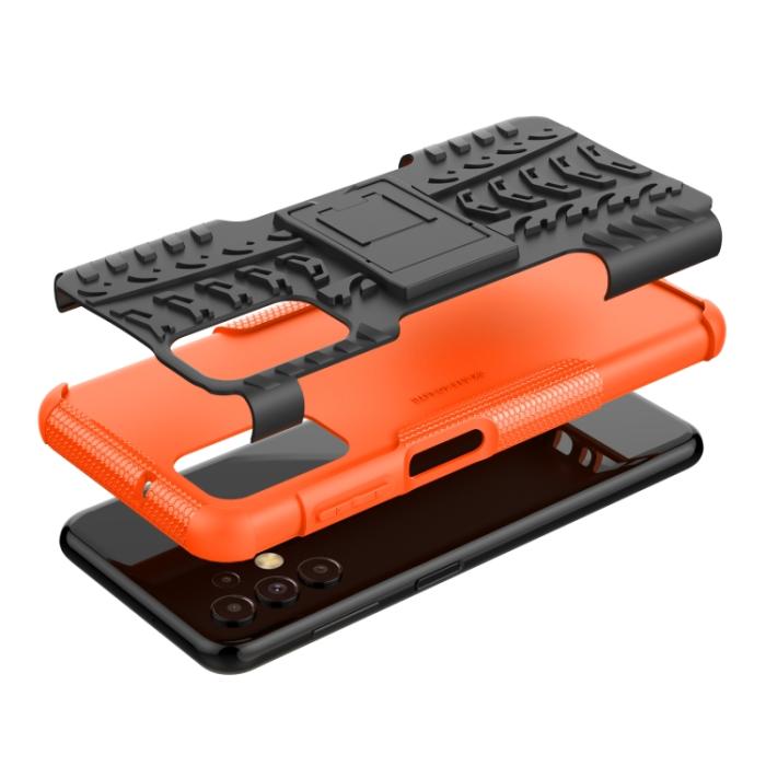 Bild 6,  Samsung Galaxy A13 4G Skal Ultimata Stöttåligt med Stöd Orange