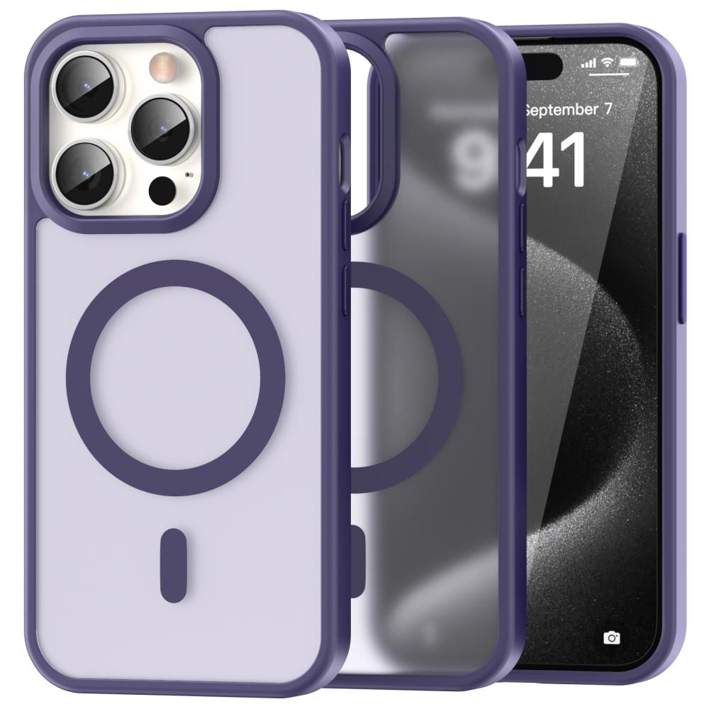 ColorPop ColorPop iPhone 15 Pro Skal CH MagSafe Matt Lila