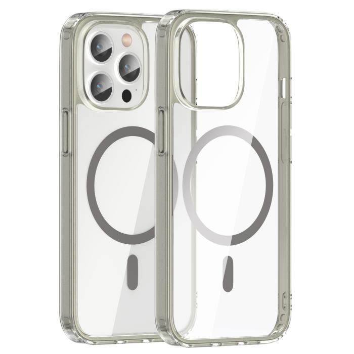 Bild 2, ColorPop ColorPop iPhone 13 Pro Skal CH MagSafe Transparent/Titanium