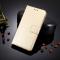  Motorola Edge 30 Fusion 5G Fodral Crazy Horse Läder Guld