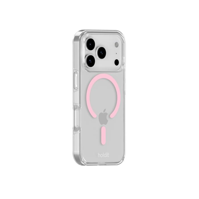 Bild 2, holdit holdit iPhone 17 Pro MagSafe Mobilskal Pink/Transparent