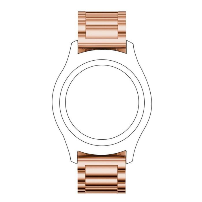 Bild 2,  Lyxigt Metallarmband I Rostfritt Stål - Roséguld (22 mm)