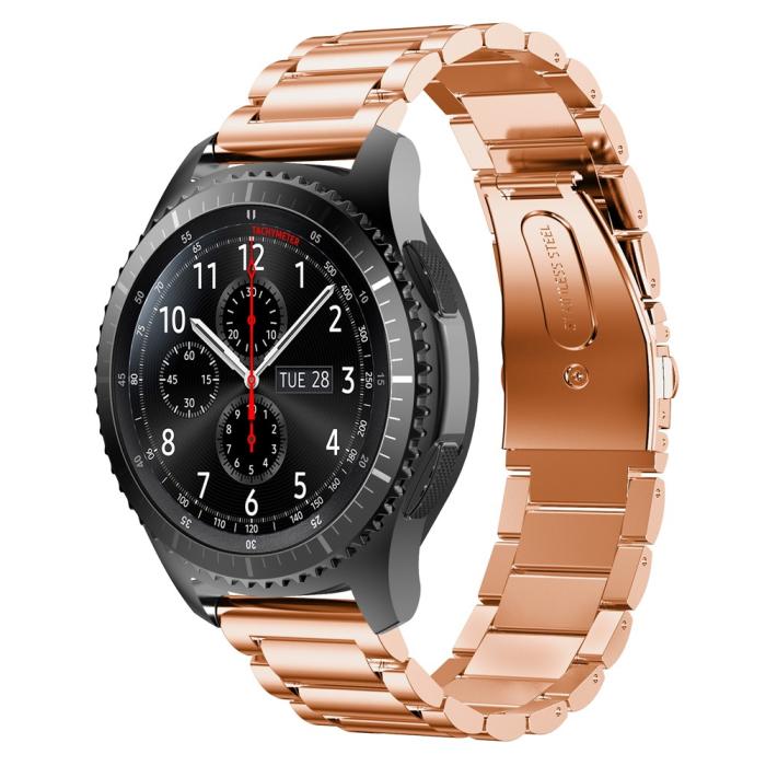 Bild 4,  Lyxigt Metallarmband I Rostfritt Stål - Roséguld (22 mm)