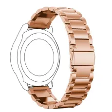  Lyxigt Metallarmband I Rostfritt St&aring;l - Ros&eacute;guld (22 mm)