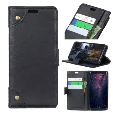  Sony Xperia 10 Plus - Retro Pl&aring;nboksfodral - Svart