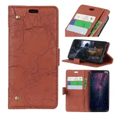  Sony Xperia 10 Plus - Retro Pl&aring;nboksfodral - Brun