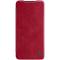 NILLKIN NILLKIN Samsung Galaxy S21 FE Fodral Qin Läder Röd