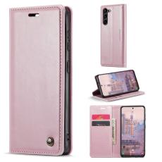 CASEME CASEME Samsung Galaxy S23 Plus Fodral Wax Textur Ros&eacute;guld