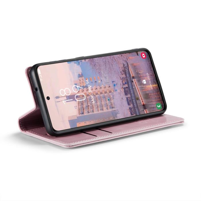 Bild 3, CASEME CASEME Samsung Galaxy S23 Plus Fodral Wax Textur Roséguld