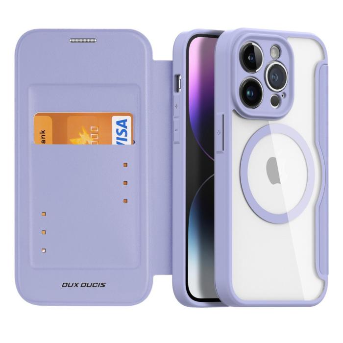 Bild 2, DUX DUCIS DUX DUCIS iPhone 14 Pro Fodral MagSafe Skin X Pro Lila