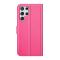  Samsung Galaxy S22 Ultra Fodral Litchi Läder Rosa