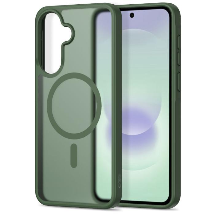 Bild 3, Tech-Protect Tech-Protect Galaxy A37/A36/A56 Skal MagSafe MagMat Grön