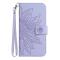  Samsung Galaxy A57 5G Fodral Solros Tryck Lila